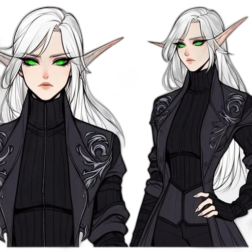jacket, concept art, fantasy art, pixel art, cyberpunk, dark, monochrome, green transparent PNG cut-out