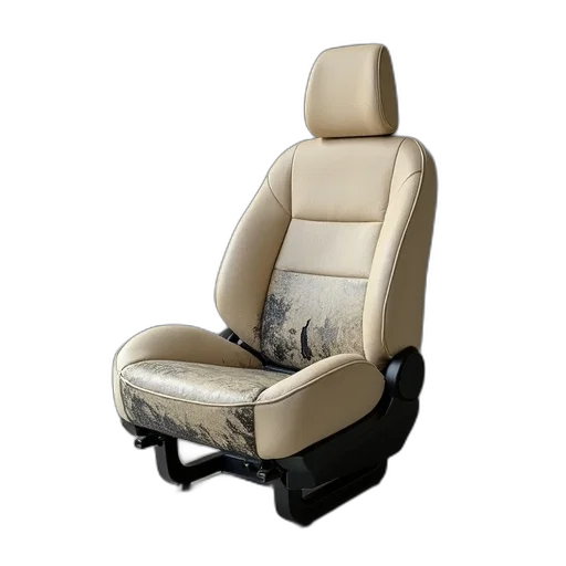 car, furniture, beige, seat, large, tear, left, side transparent PNG cut-out