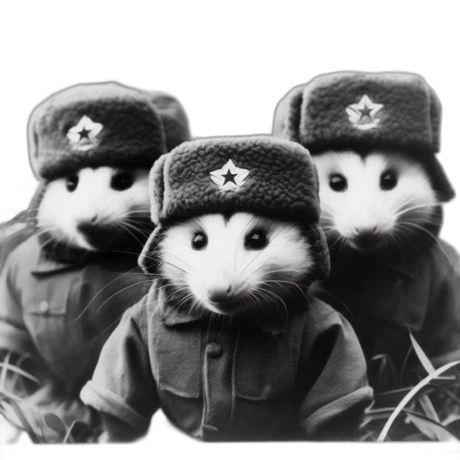 hat, jacket, staff, animal, concept art, photorealistic, snow, three transparent PNG cut-out
