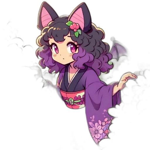 staff, pixel art, anime, fantasy art, concept art, animated, feline, character transparent PNG cut-out