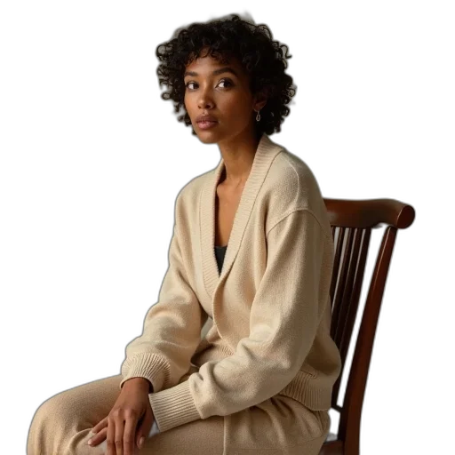 dress, furniture, jacket, staff, concept art, photorealistic, oil painting, earth tones transparent PNG cut-out