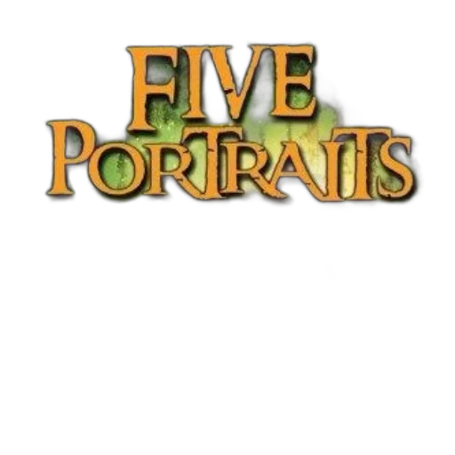 fantasy art, pixel art, concept art, fog, five, portraits, poster, silhouettes transparent PNG cut-out