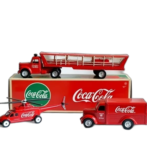 car, food, 3d render, photorealistic, concept art, vintage, toy, set transparent PNG cut-out