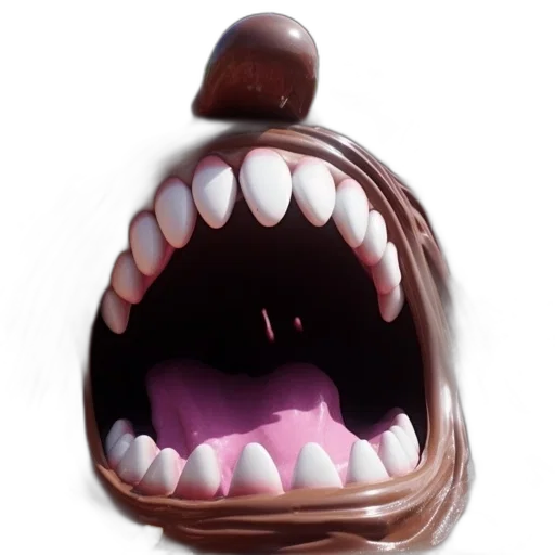 creature, mask, face, food, 3d render, concept art, photorealistic, fantasy art transparent PNG cut-out