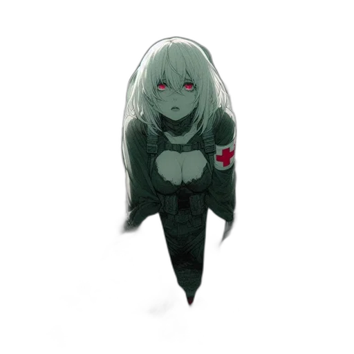 creature, weapon, robot, flower, concept art, pixel art, anime, fantasy art transparent PNG cut-out