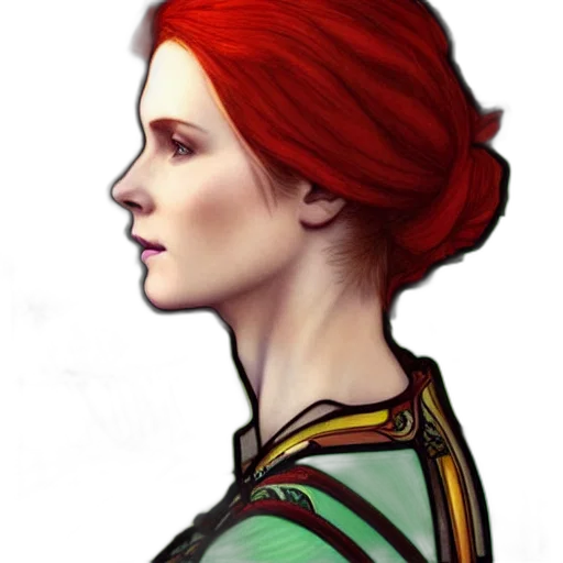 face, crown, staff, dress transparent PNG cut-out