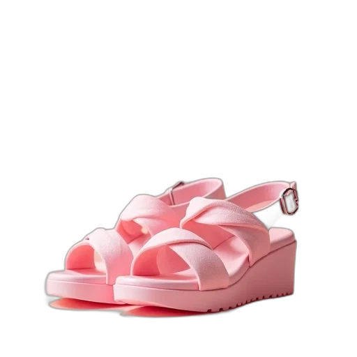 shoes, 3d render, vaporwave, photorealistic, pastel, light, pink, braided transparent PNG cut-out