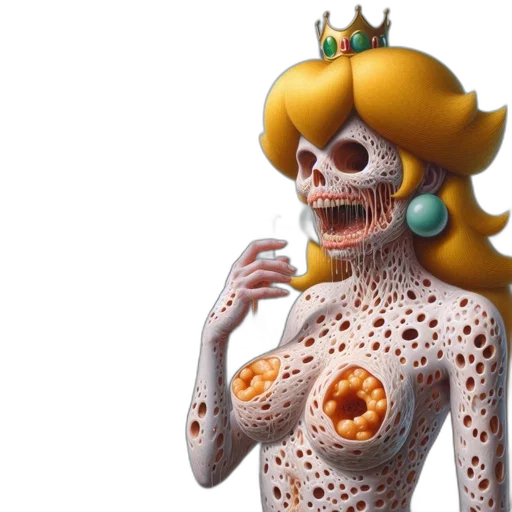dress, food, crown, creature, concept art, 3d render, pixel art, fantasy art transparent PNG cut-out