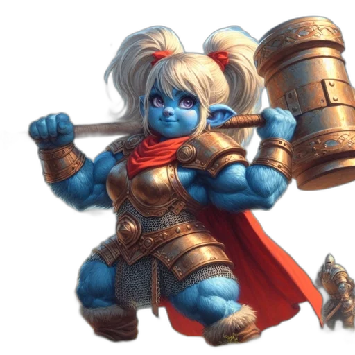 staff, weapon, fantasy art, concept art, 3d render, comic book art, blue, woman transparent PNG cut-out