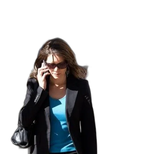 jacket, dress, staff, blue, woman, black, blazer, top transparent PNG cut-out