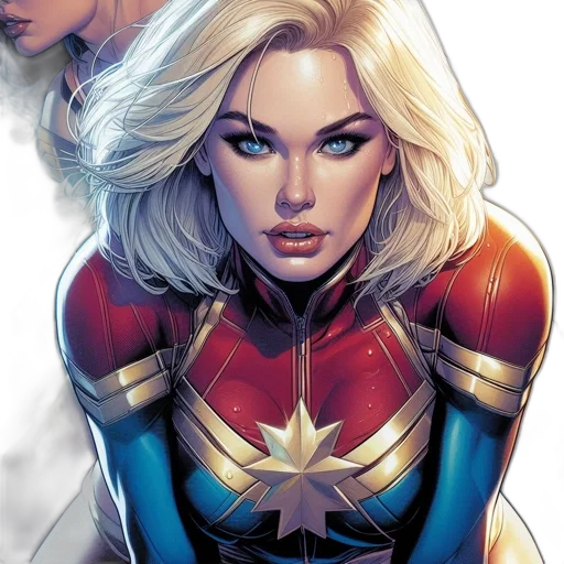 comic book art, concept art, close-up, portrait transparent PNG cut-out
