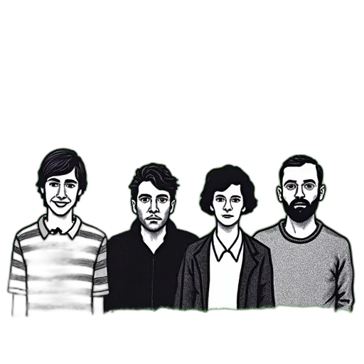 staff, jacket, face, mask, cartoon, concept art, pixel art, comic book art transparent PNG cut-out
