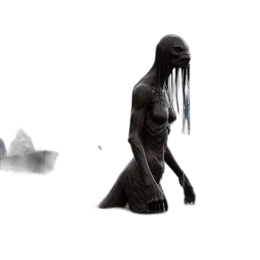 creature, mask, robot, concept art, fantasy art, 3d render, comic book art, fog transparent PNG cut-out