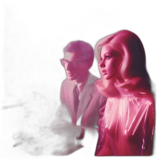 vaporwave, photorealistic, concept art, fire, outer space, neon lights, fog, pastel transparent PNG cut-out