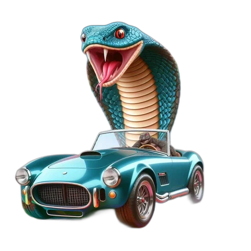 car, creature, dragon, animal, 3d render, concept art, photorealistic, large transparent PNG cut-out
