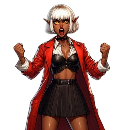 staff, concept art, fantasy art, comic book art, pixel art, imposing, female, figure transparent PNG cut-out