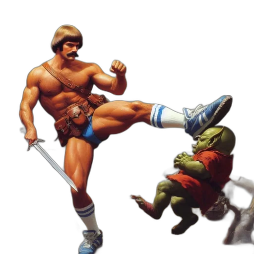 weapon, sword, concept art, pixel art, comic book art, fantasy art, muscular, man transparent PNG cut-out