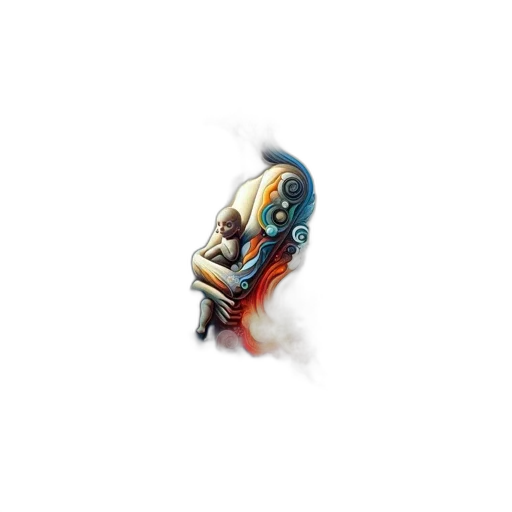 mask, shoes, robot, weapon, concept art, pixel art, vaporwave, watercolor transparent PNG cut-out
