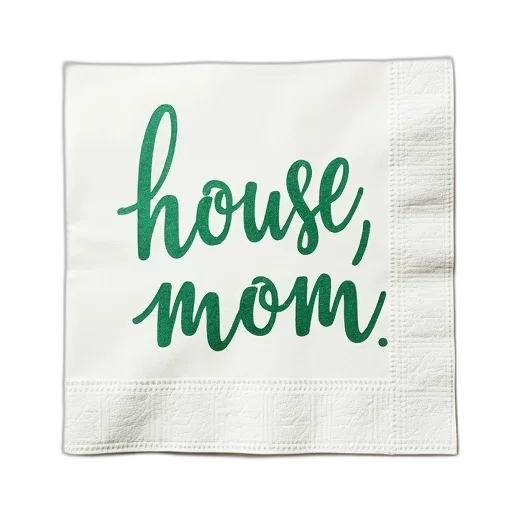 green, white, paper, napkin transparent PNG cut-out