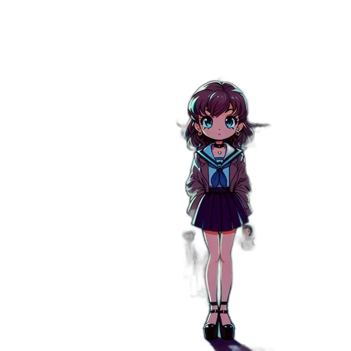 staff, weapon, dress, creature, pixel art, anime, cartoon, concept art transparent PNG cut-out