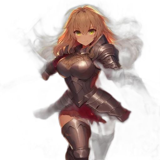 sword, weapon, dragon, dress, fantasy art, anime, concept art, pixel art transparent PNG cut-out