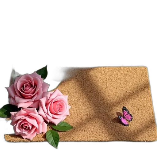 flower, jewelry, hat, photorealistic transparent PNG cut-out