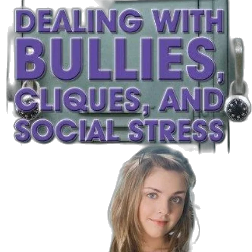 book, cover, title, dealing, bullies, cliques, social, stress transparent PNG cut-out