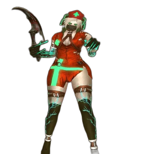 staff, weapon, concept art, cyberpunk, 3d render, fantasy art, green, glowing transparent PNG cut-out