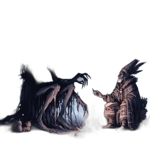 dragon, creature, mask, hair, concept art, fantasy art, pixel art, comic book art transparent PNG cut-out