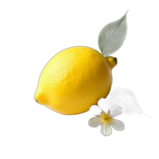 flower, food, weapon, staff, photorealistic, 3d render, whole, lemon transparent PNG cut-out