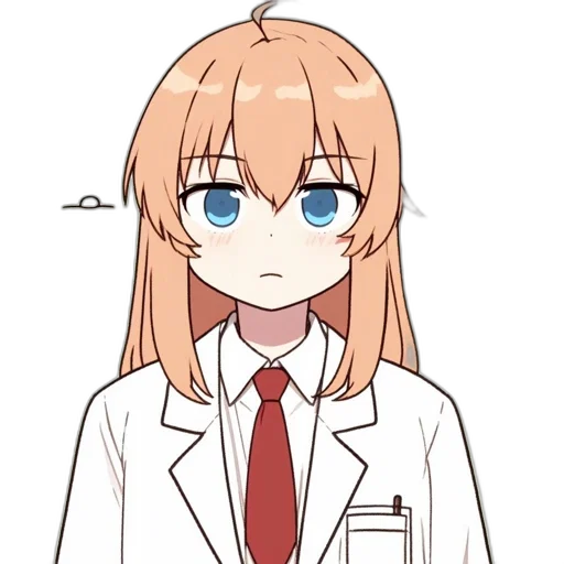 staff, robot, face, hair, anime, cartoon, pixel art, concept art transparent PNG cut-out