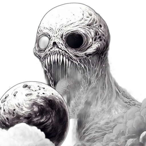 creature, mask, face, animal, comic book art, concept art, fantasy art, photorealistic transparent PNG cut-out