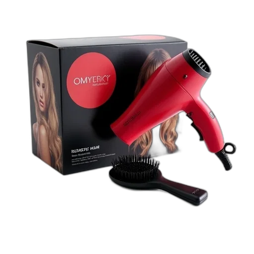 staff, hair, weapon, red, dryer, black, handle, cord transparent PNG cut-out