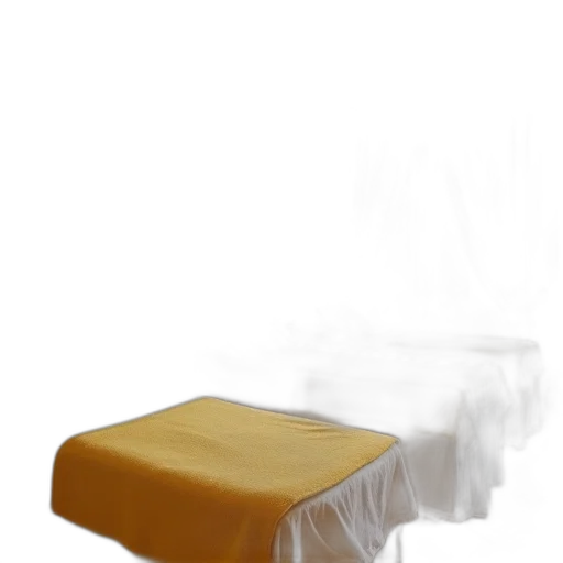 furniture, food, dress, crown, 3d render, photorealistic, concept art, fog transparent PNG cut-out
