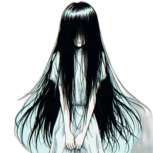 hair, dress, mask, creature, anime, concept art, pixel art, comic book art transparent PNG cut-out