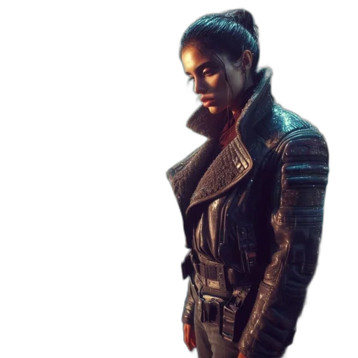 jacket, face, staff, mask transparent PNG cut-out
