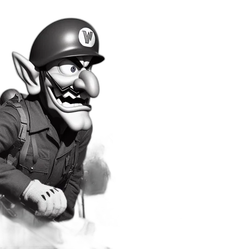 mask, weapon, staff, concept art, 3d render, fantasy art, comic book art, image transparent PNG cut-out