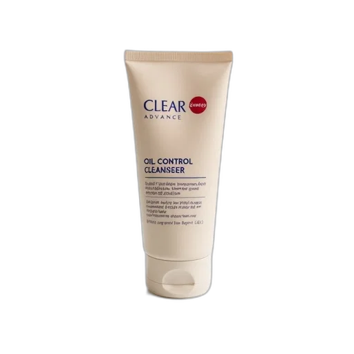 tube, clear, advanced, oil, control, cream, cleanser, displayed transparent PNG cut-out