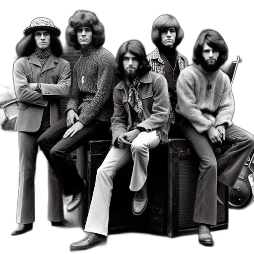 jacket, five, men, dressed, 1960s-1970s, fashion, pose, outdoors transparent PNG cut-out