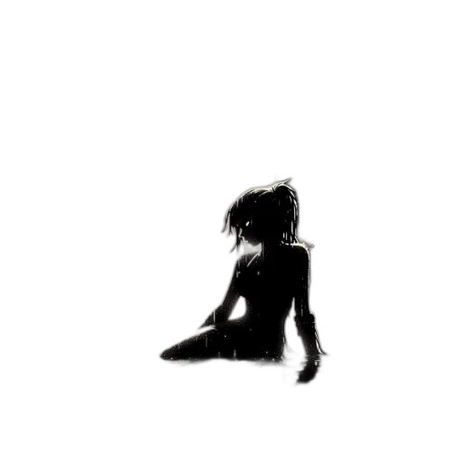 creature, dress, hair, robot, anime, concept art, pixel art, comic book art transparent PNG cut-out