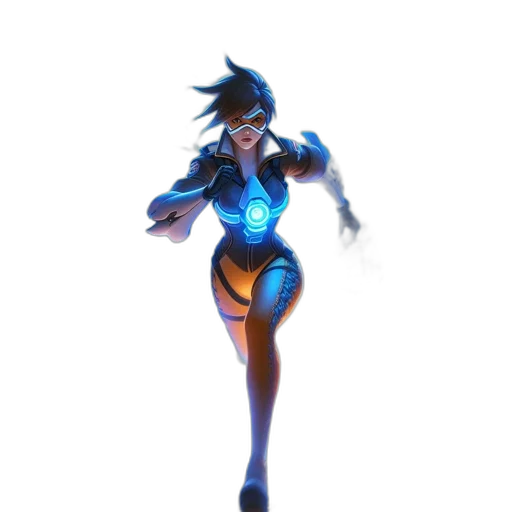 dress, robot, weapon, staff, concept art, 3d render, comic book art, fantasy art transparent PNG cut-out