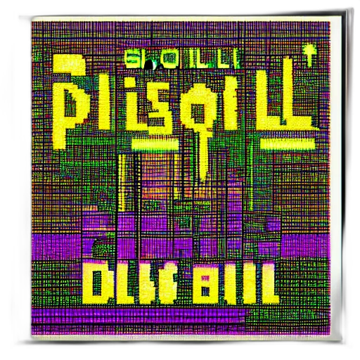 pixel art, vaporwave, 3d render, pixel transparent PNG cut-out