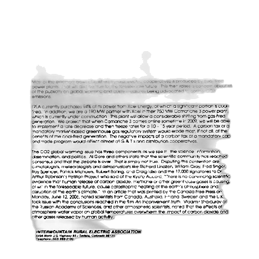 letter, intermountain, rural, electric, association, discussing, effects, carbon transparent PNG cut-out