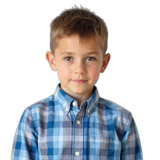 jacket, face, animal, staff, photorealistic, 3d render, young, boy transparent PNG cut-out