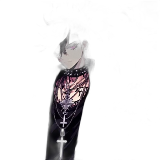 staff, weapon, sword, umbrella, anime, concept art, cartoon, pixel art transparent PNG cut-out