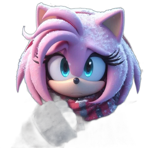 creature, face, mask, animal, 3d render, concept art, vaporwave, fantasy art transparent PNG cut-out