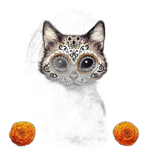 mask, jewelry, animal, fantasy art, concept art, photorealistic, pixel art, artwork transparent PNG cut-out