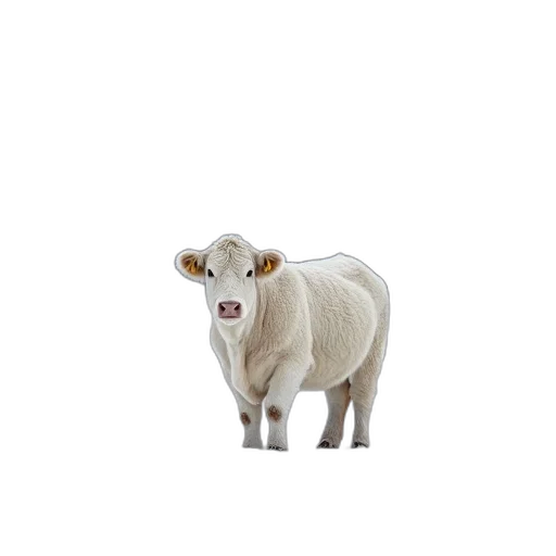 animal, creature, furniture, face, 3d render, photorealistic, concept art, white transparent PNG cut-out