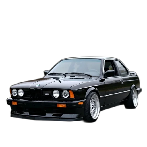 car, photorealistic, concept art, 3d render, pixel art, bmw, m340 transparent PNG cut-out
