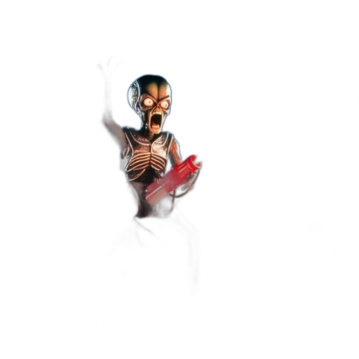 mask, staff, weapon, face, concept art, 3d render, pixel art, photorealistic transparent PNG cut-out